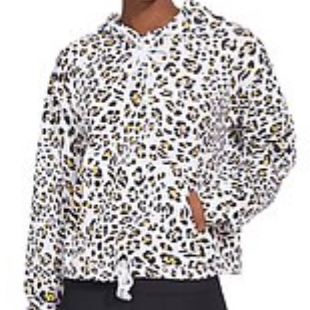 Kensie Cheetah Print Hoodie
